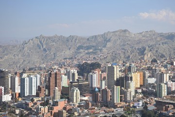 Naklejka premium La Paz. Bolivia
