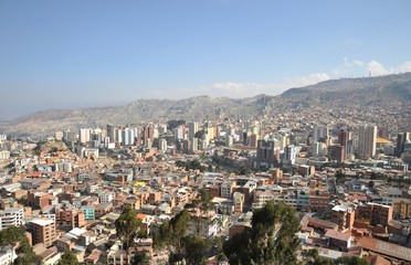 Fototapeta na wymiar La Paz. Bolivia