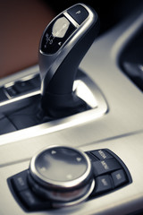 Fototapeta premium Car buttons detail