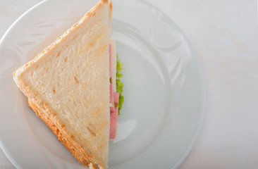 Sandwich on Plate