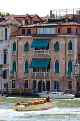 Palace Facade on the Grand Canal in Venice