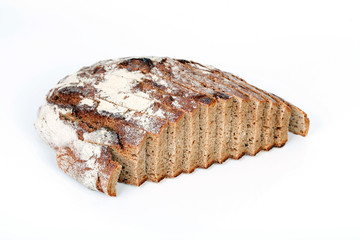 Frisch geschnittenes Brot