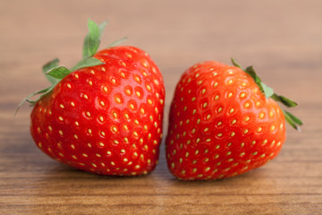 Erdbeeren Paar