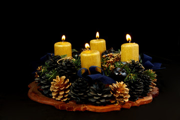 Lightning advent candles