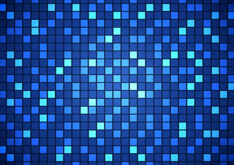 abstract square pixel mosaic background vector