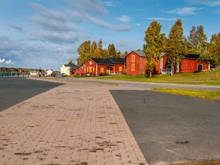 Rolgordijnen Kemi town in Finland © Roman Milert