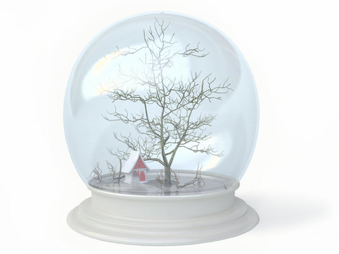 Winter in a Snow Globe
