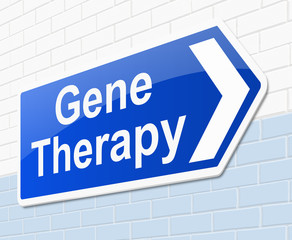 Gene therapy concept.