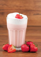 Erdbeeren Milchshake
