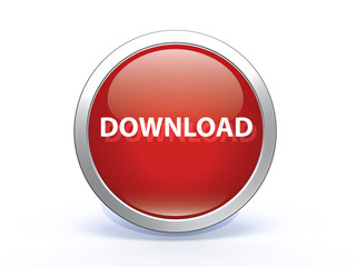 download circular icon on white background