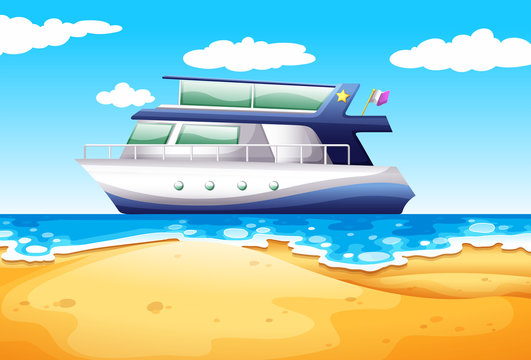 Beach and boat