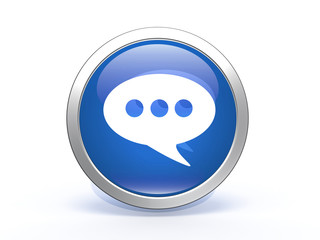 Naklejka premium forum circular icon on white background