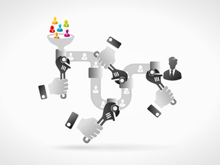 Society concept illustration