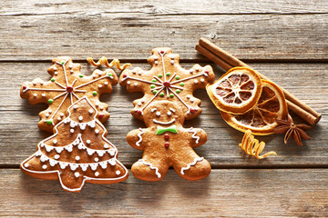 Christmas gingerbread cookies