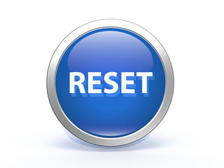 reset circular icon on white background
