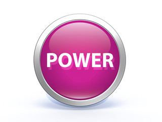 power circular icon on white background