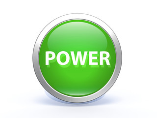 power circular icon on white background