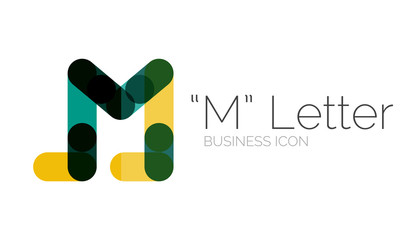 Minimal font or letter logo design