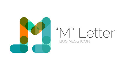 Minimal font or letter logo design