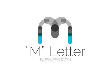 Minimal font or letter logo design