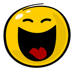Glücklicher Smiley