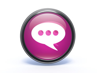 forum circular icon on white background