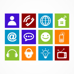 Business collection icon web button