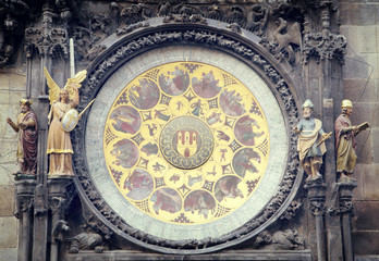 Astronomical clock in Prague Czech Republic