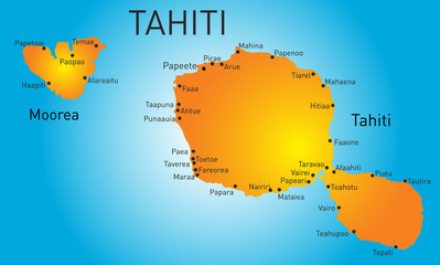 Tahiti - obrazy, fototapety, plakaty