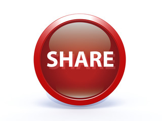 share circular icon on white background
