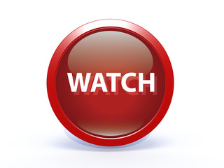 watch circular icon on white background