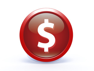 money circular icon on white background
