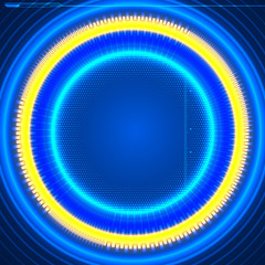 Futuristic graphic user interface