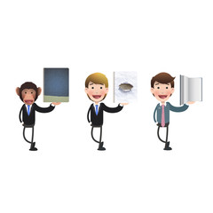 Business people with notebook