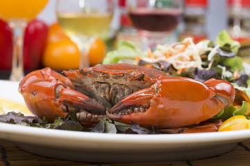 Fresh Steam red crab