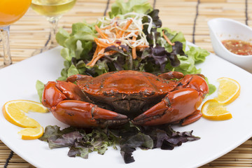 Fresh Steam red crab