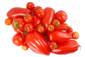 tomato isolated on white