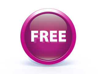 free circular icon on white background