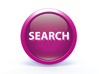 search circular icon on white background
