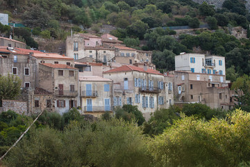Fototapeta na wymiar village de lumio- corse