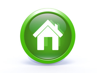 home circular icon on white background