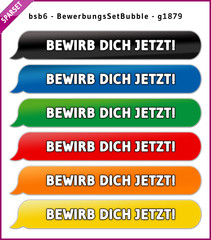 bsb6 BewerbungsSetBubble - Set BEWIRB DICH JETZT - g1879