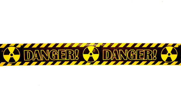 Halloween Danger nuclear warning tape