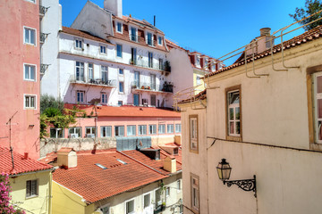 Cityscape in Lisbon, Portugal