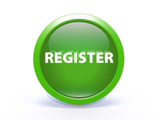 register circular button on white background