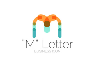 Minimal font or letter logo design