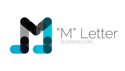 Minimal font or letter logo design