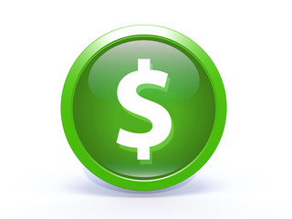 money circular icon on white background