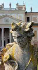 Statue in the huge park of Villa Pisani, Italy