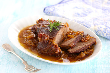 Zwiebelrostbraten